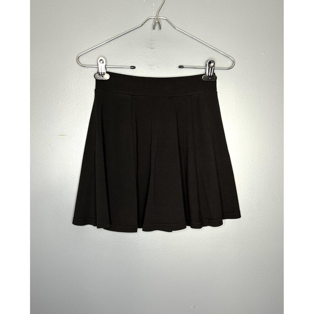 H&M Divided Skirt Womens XS Flared High Waist Pleated Mini Zip Flowy‎ Sexy Y2K